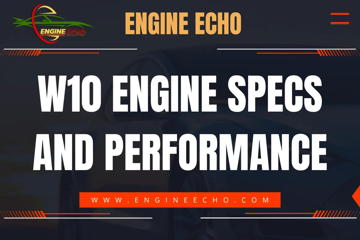 W10 Engine Specs and Performance - Engine Echo